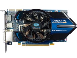 SAPPHIRE VAPOR-X HD5750 1G GDDR5 PCIE DUAL DVI-I/HDMI/DP (PCIExp 1GB)