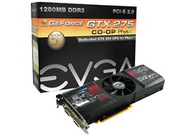 EVGA Geforce GTX 275 CO-OP PhysX Edition 012-P3-1178-TR  (PCIExp 1280MB)