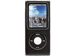 LEATHERSHELL for iPod nano 4G Black TUN-IP-000075
