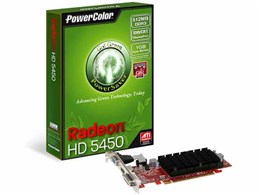 PowerColor Go! Green HD5450 512MB DDR3 DP (Eyefinity Edition) (PCIExp 512MB)