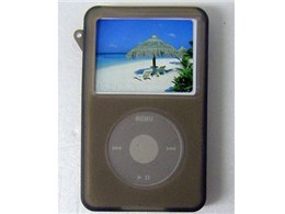 Silicon Case for iPod 5G/30/60/80(BLACK) BI-5thSI/BK