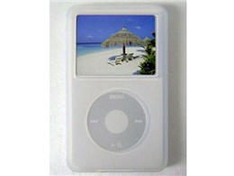 Silicon Case for iPod 5G/30/60/80(CLEAR WHITE) BI-5thSI/WH