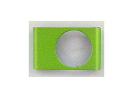 Metal&Silicon&Crystal Case for 2nd iPod shuffle/GREEN BI-2SHMSC/G