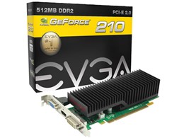 GeForce 210 w/ Passive Heatsink 512-P3-1213-LR (PCIExp 512MB)