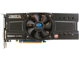 SAPPHIRE TOXIC HD5870 2G GDDR5 PCI-E DUAL DVI-I/HDMI/DP (PCIExp 2GB バルク)