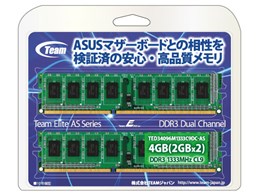 TED34096M1333C9DC-AS [DDR3 PC3-10600 2GB 2���g]