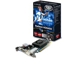 SAPPHIRE HD6450 512M GDDR5 PCI-E VGA/DVI-D/DP [PCIExp 512MB]