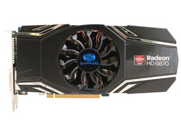 SAPPHIRE HD6870 1G GDDR5 PCI-E DL-DVI-I+SL-DVI-D/HDMI/DP [PCIExp 1GB oN]
