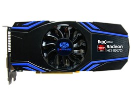 SAPPHIRE FLEX HD6870 1G GDDR5 PCI-E DL-DVI-I+SL-DVI-D/HDMI/DULA MINI DP [PCIExp 1GB oN]