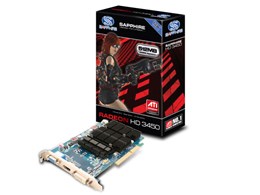 SAPPHIRE HD3450 512M DDR2 AGP HDMI/DVI-I/VGA [AGP 512MB]