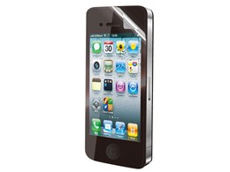 iPhone 4S iPhone 4���Ή� �t�� �w�ʕی�t�B�����Z�b�g BSIP11PFS