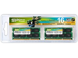 Silicon Power SP016GBSTU133N22 [SODIMM DDR3 PC3-10600 8GB 2枚組