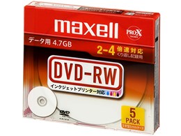 マクセル DRW47PWC.S1P5S A [DVD-RW 4倍速 5枚組] 価格比較 - 価格.com