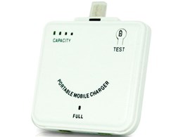 PORTABLE BATTERY for Smart Phone(1900) BM-POBAM/WH [�z���C�g]