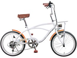 PANGAEA 折りたたみ自転車 ホワイト 9/4〜9/11限定！50％OFF！ ノーパンク シマノ6段変速 折りたたみ