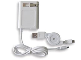 AC Adaptor + Reel Cable Set for Smart Phone BM-ACWMICRO/WH [zCg]