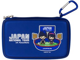サッカー日本代表チーム with PansonWorksモデル セミハードケース(3DS LL用) CY-3DLJSHC-PW
