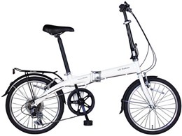 PANGAEA 折りたたみ自転車 ホワイト 9/4〜9/11限定！50％OFF！ ノーパンク シマノ6段変速 折りたたみ