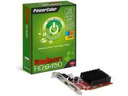 PowerColor GoI Green HD6450 1GB DDR3 HDMI V3 AX6450 1GBK3-SHEV3 [PCIExp 1GB]
