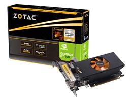 ZOTAC GeForce GT 740 DDR3 LP ZT-71006-10L [PCIExp 2GB]