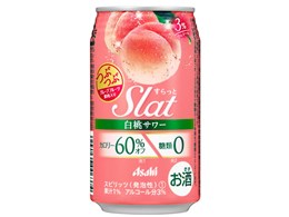 アサヒビール Slat(すらっと) 白桃サワー 350ml ×24缶 価格比較 - 価格.com