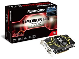 PowerColor R9 270X 2GB GDDR5 OC AXR9 270X 2GBD5-DH/OC [PCIExp 2GB]