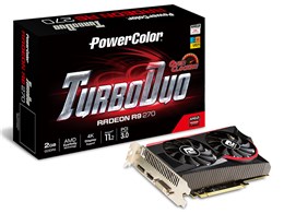 PowerColor TurboDuo R9 270 2GB GDDR5 OC AXR9 270 2GBD5-TDHE/OC [PCIExp 2GB]