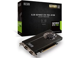 ELSA GeForce GTX 750 Ti SP 2GB GD750-2GERTSP [PCIExp 2GB]
