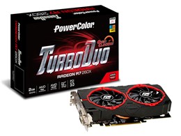 PowerColor TurboDuo R7 260X 2GB GDDR5 OC AXR7 260X 2GBD5-TDHE/OC [PCIExp 2GB]