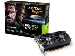 ZOTAC GeForce GTX 960 AMPI Edition METAL GEAR SOLID V ZTGTX96-2GD5AMPMGS01/ZT-90307-10J [PCIExp 2GB]