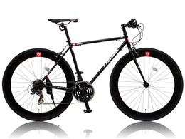 CANOVER クロスバイク 26インチ ブラック/グリーン CANOVER クロスバイク 自転車 700c 700×28C 27インチタイヤ相当
