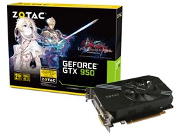 ZOTAC GeForce GTX 950 LORD of VERMILION ARENA ZTGTX95-2GD5LOVA01/ZT-90601-10J [PCIExp 2GB]