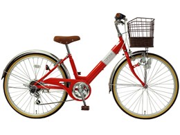 子供用自転車 24インチ 赤 バスケット付き 楽天市場】自転車 24インチ（カラーレッド）（スポーツ