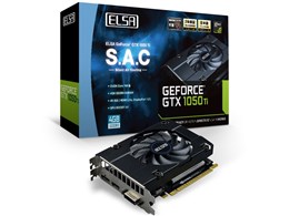 ELSA GeForce GTX 1050 Ti 4GB S.A.C GD1050-4GERST [PCIExp 4GB]