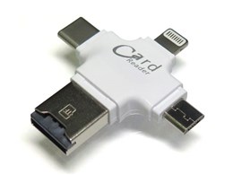 CROSS-MS4W [Lightning/USB Type-C/USB/microUSB microSD ]