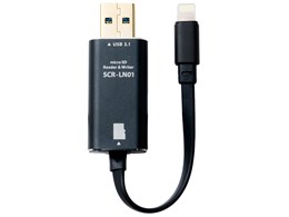 SCR-LN01/BK [Lightning/USB microSD ubN]