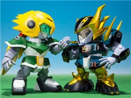 BANDAI 超合金 アイアンリーガー マッハウインディ&ゴールドフット