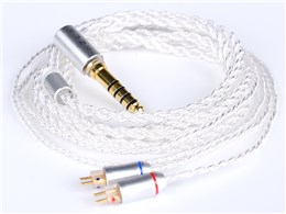 Silver Plated Cable IEM 2pin AZL-SLV-CABLE-2PIN-4.4 4.4mm�o�����X(5��)��2�s�� [1.2m]