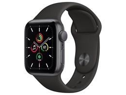 Apple Apple Watch SE GPSモデル 40mm MYDP2J/A [ブラックスポーツ ...