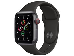 Apple Watch SE GPS+Cellularモデル 40mm MYEK2J/A [ブラック 