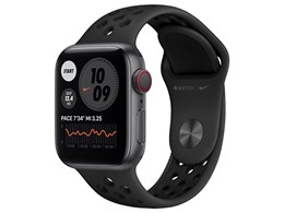 Apple Watch Nike Series 6 GPS+Cellularモデル 40mm M07E3J/A [アンスラサイト/ブラックNikeスポーツバンド]