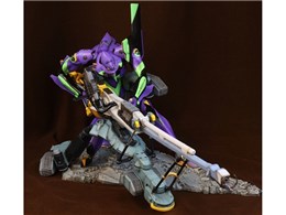 Cm EVANGELION Movie Scene STATUE V  @