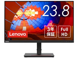 Lenovo ThinkVision S24e-20 フルHD対応 62AEKAR2JE [23.8インチ 黒