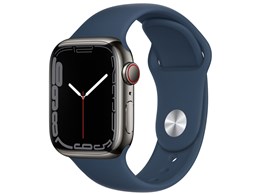 Apple Apple Watch Series 7 GPS+Cellularモデル 41mm MKJ13J/A  [グラファイトステンレススチールケース/アビスブルースポーツバンド] 価格比較 - 価格.com