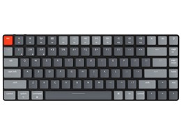 K3 Ultra-slim Wireless Mechanical Keyboard K3-84-Optical-RGB-Red-US Ԏ