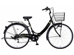 CAPTAIN STAG 折りたたみ自転車 黒 CAPTAIN STAG 折りたたみ自転車｜自転車車体｜自転車｜車