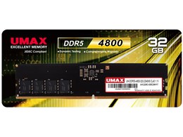 UMAX UM-DDR5S-4800-32G [DDR5 PC5-38400 32GB] 価格比較