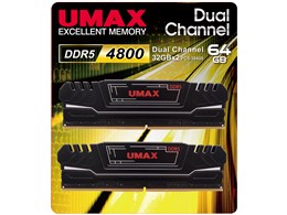 UMAX UM-DDR5D-4800-64GHS [DDR5 PC5-38400 32GB 2枚組] 価格比較