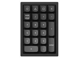 Keychron Q0 QMK カスタム・テンキー Q0-C1 赤軸 [カーボン