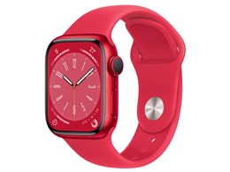 Apple Watch Series 8 GPSモデル 41mm MNP73J/A [(PRODUCT)REDスポーツバンド]